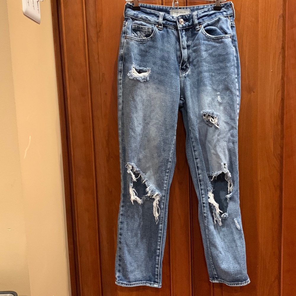 Pacsun blue ripped jeans